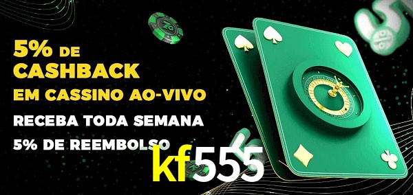 Promoções do cassino ao Vivo kf555